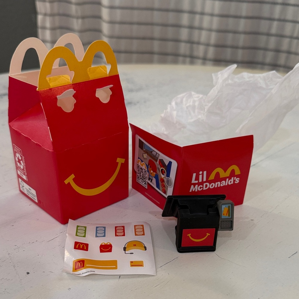 Lil McDonald's Order Register with original box, tissue, card & stickers.